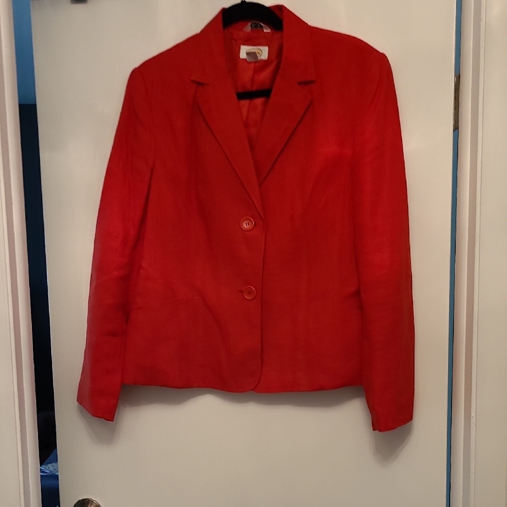 Red Women's Blazer